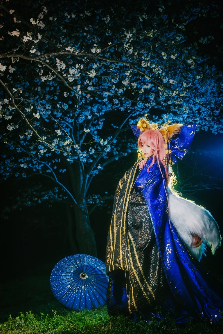 rioko凉凉子《玉藻前满破》主题写真：14张全套美图