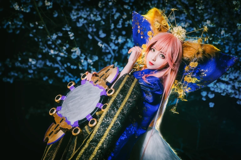 rioko凉凉子《玉藻前满破》主题写真：14张全套美图