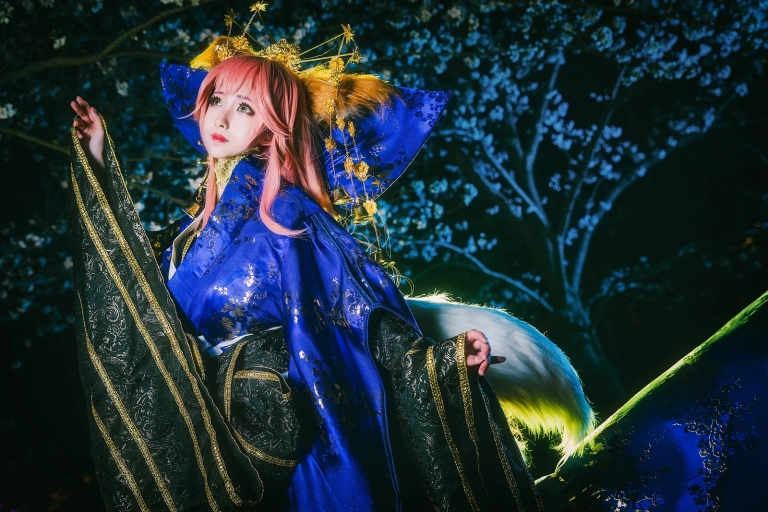 rioko凉凉子《玉藻前满破》主题写真：14张全套美图