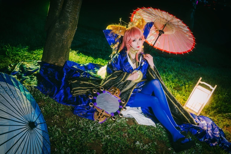rioko凉凉子《玉藻前满破》主题写真：14张全套美图