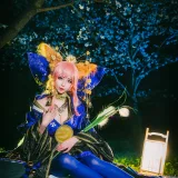 rioko凉凉子《玉藻前满破》主题写真：14张全套美图