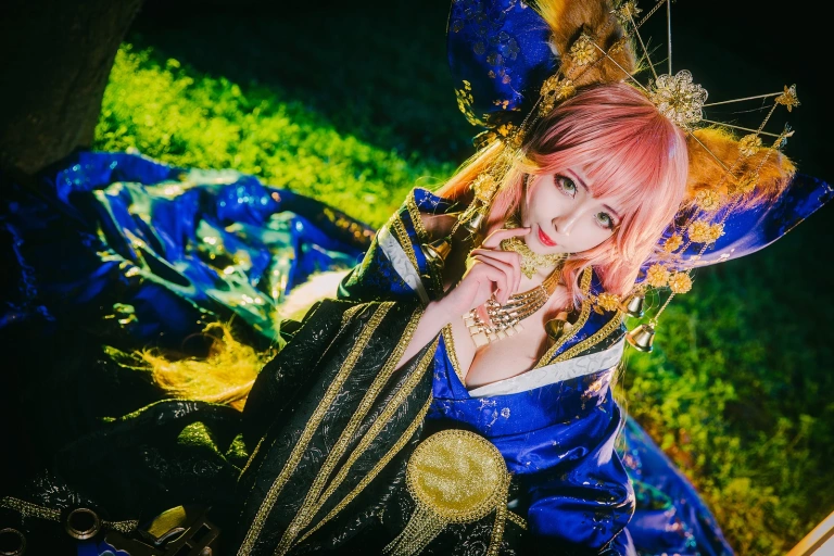 rioko凉凉子《玉藻前满破》主题写真：14张全套美图