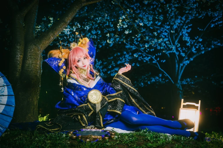rioko凉凉子《玉藻前满破》主题写真：14张全套美图