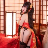 rioko凉凉子《旗袍大凤》主题写真：20张全套美图