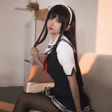 rioko凉凉子《学姐》主题写真：40张全套美图，含4个视频