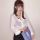 rioko凉凉子《教师》主题写真：18张全套美图