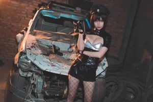 rioko凉凉子《实习警察》主题写真：20张全套美图