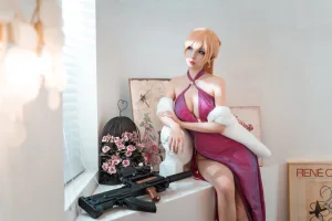 rioko凉凉子《OTS-14礼服》主题写真：25张全套美图，含1个视频
