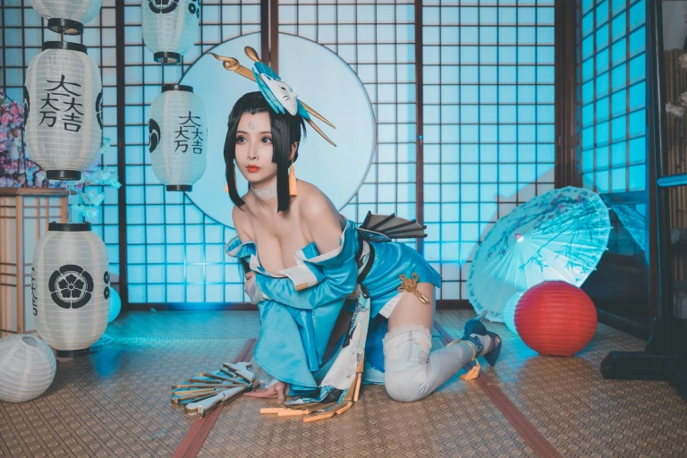 rioko凉凉子《不知火舞 魅语》主题写真：24张全套美图，含1个视频