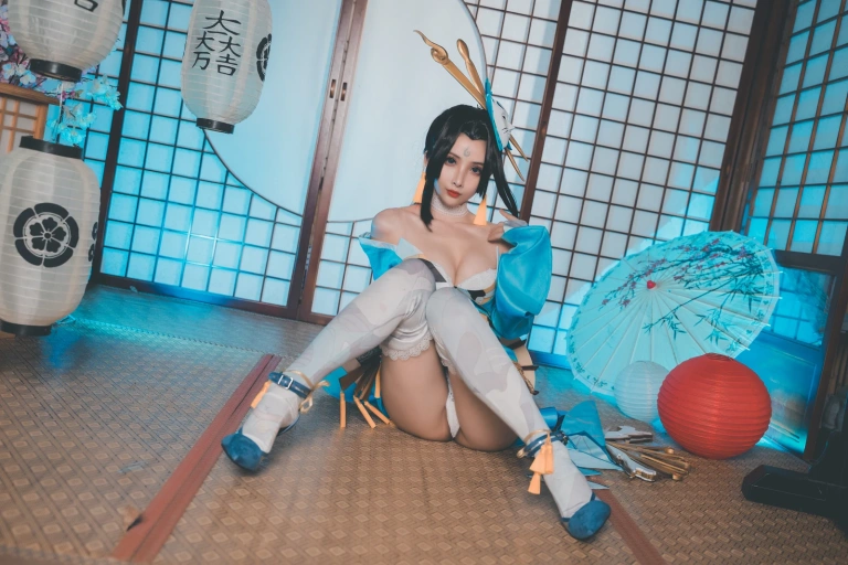 rioko凉凉子《不知火舞 魅语》主题写真：24张全套美图，含1个视频