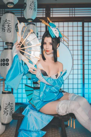 rioko凉凉子《不知火舞 魅语》主题写真：24张全套美图，含1个视频