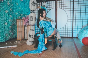 rioko凉凉子《不知火舞 魅语》主题写真：24张全套美图，含1个视频