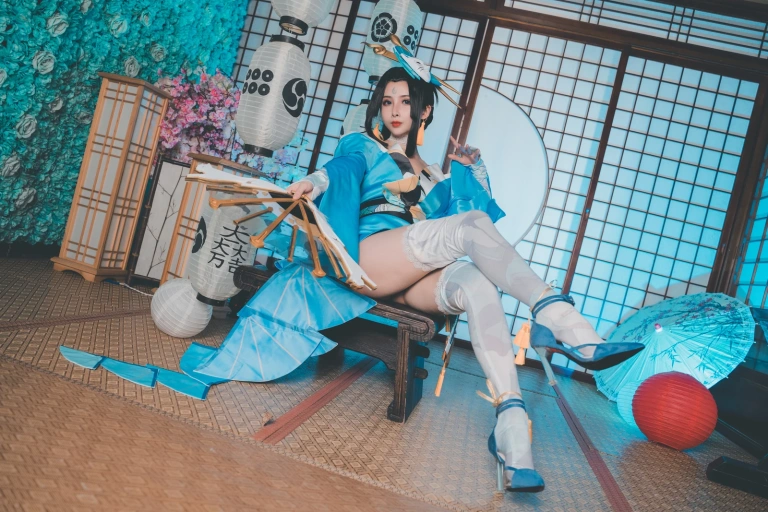 rioko凉凉子《不知火舞 魅语》主题写真：24张全套美图，含1个视频