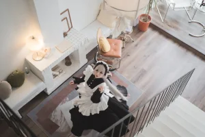 rioko凉凉子《贴心的牛奶女仆》主题写真：45张全套美图