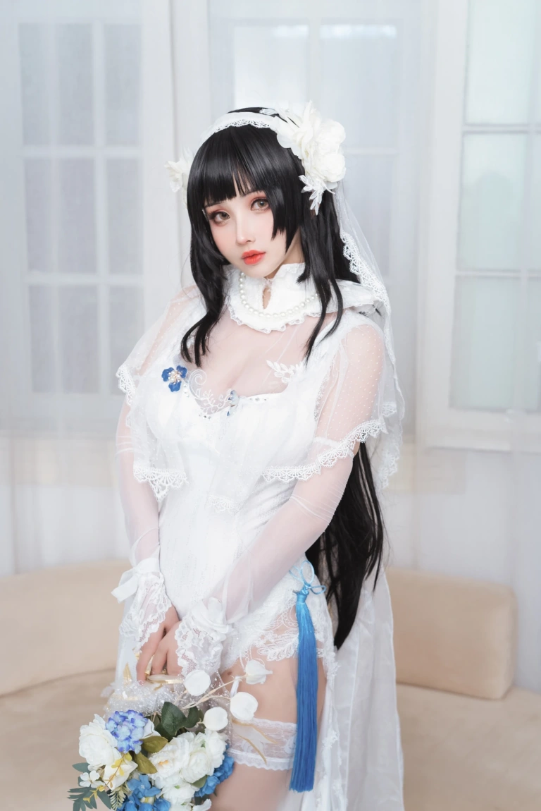 rioko凉凉子《95花嫁》主题写真：25张全套美图，含1个视频
