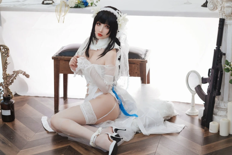 rioko凉凉子《95花嫁》主题写真：25张全套美图，含1个视频
