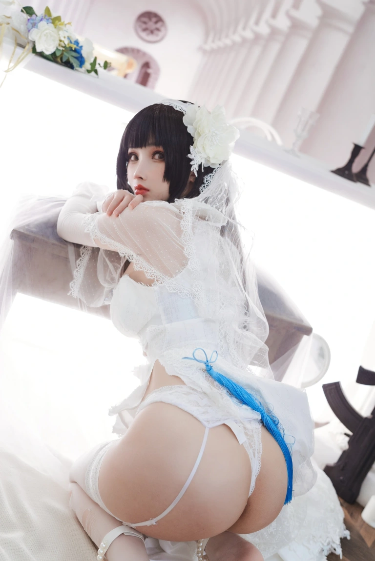 rioko凉凉子《95花嫁》主题写真：25张全套美图，含1个视频