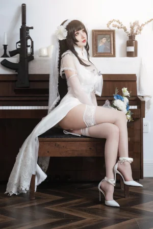rioko凉凉子《95花嫁》主题写真：25张全套美图，含1个视频