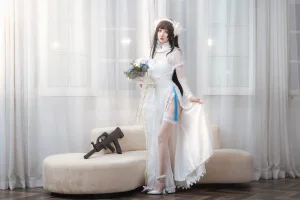 rioko凉凉子《95花嫁》主题写真：25张全套美图，含1个视频