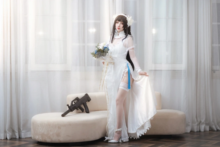 rioko凉凉子《95花嫁》主题写真：25张全套美图，含1个视频