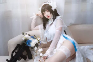 rioko凉凉子《95花嫁》主题写真：25张全套美图，含1个视频