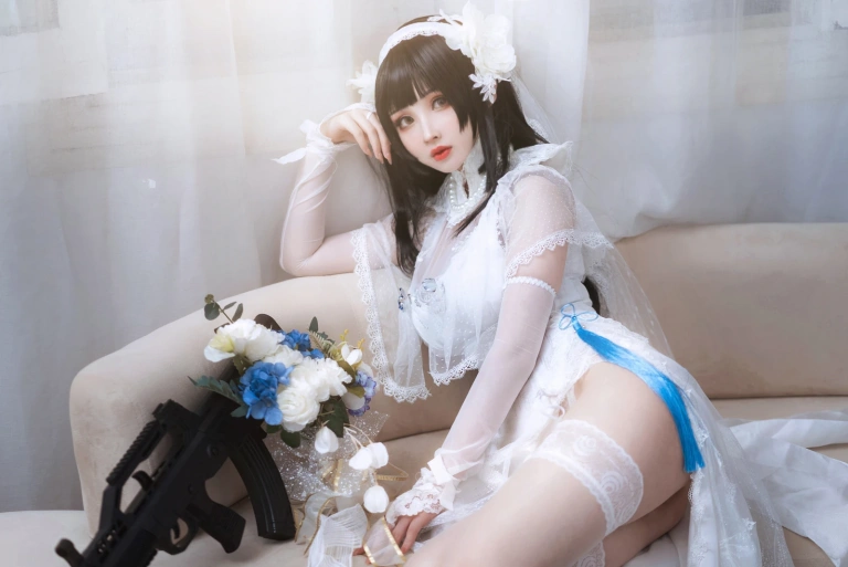 rioko凉凉子《95花嫁》主题写真：25张全套美图，含1个视频