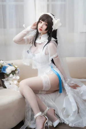 rioko凉凉子《95花嫁》主题写真：25张全套美图，含1个视频