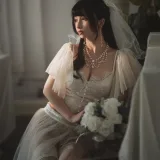rioko凉凉子《透明婚纱》主题写真：39张全套美图
