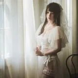 rioko凉凉子《透明婚纱》主题写真：39张全套美图