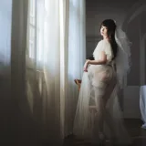 rioko凉凉子《透明婚纱》主题写真：39张全套美图