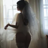 rioko凉凉子《透明婚纱》主题写真：39张全套美图