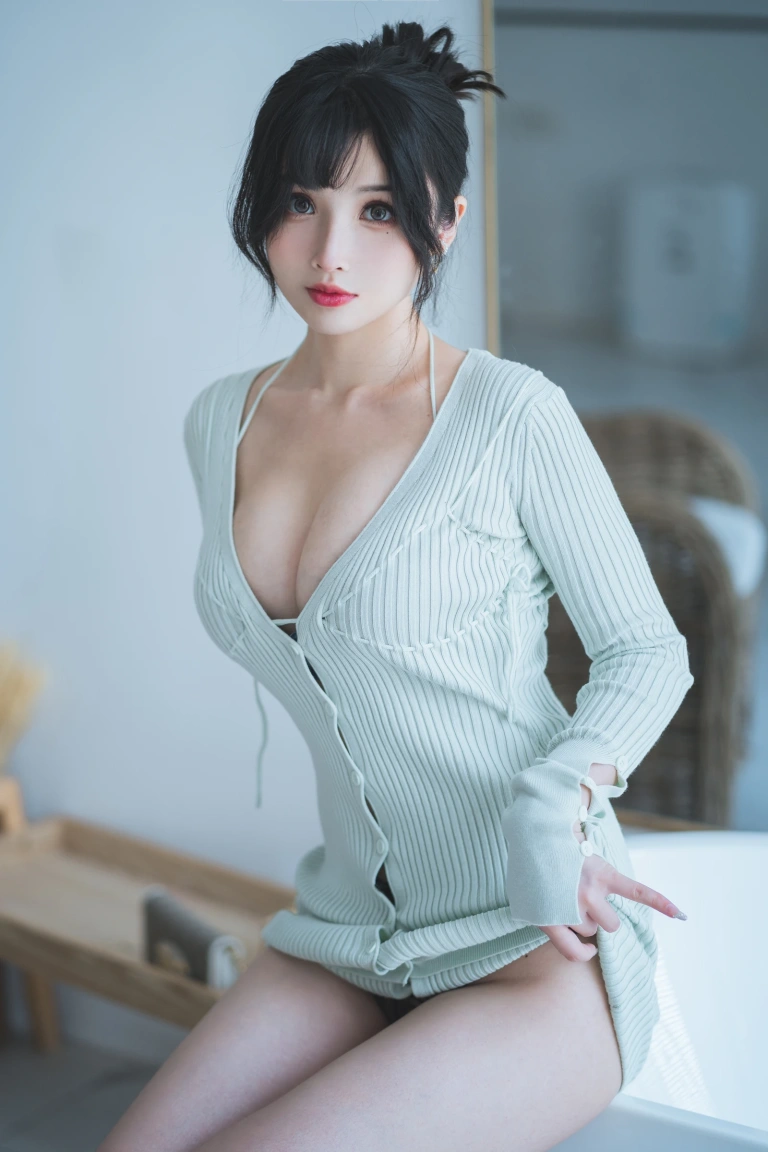 rioko凉凉子《人妻毛衣》主题写真：54张全套美图