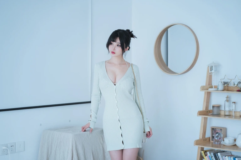 rioko凉凉子《人妻毛衣》主题写真：54张全套美图