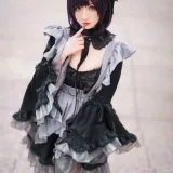 rioko凉凉子《更衣人偶坠入爱河 喜多川海梦cos+黑江雫女仆装（漫展+game）》主题写真：108张全套美图，含6个视频