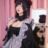 rioko凉凉子《更衣人偶坠入爱河 喜多川海梦cos+黑江雫女仆装（漫展+game）》主题写真：108张全套美图，含6个视频