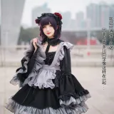 rioko凉凉子《更衣人偶坠入爱河 喜多川海梦cos+黑江雫女仆装（漫展+game）》主题写真：108张全套美图，含6个视频