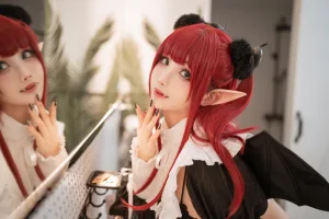 rioko凉凉子《更衣人偶坠入爱河 喜多川海梦 梦魔利兹》主题写真：48张全套美图