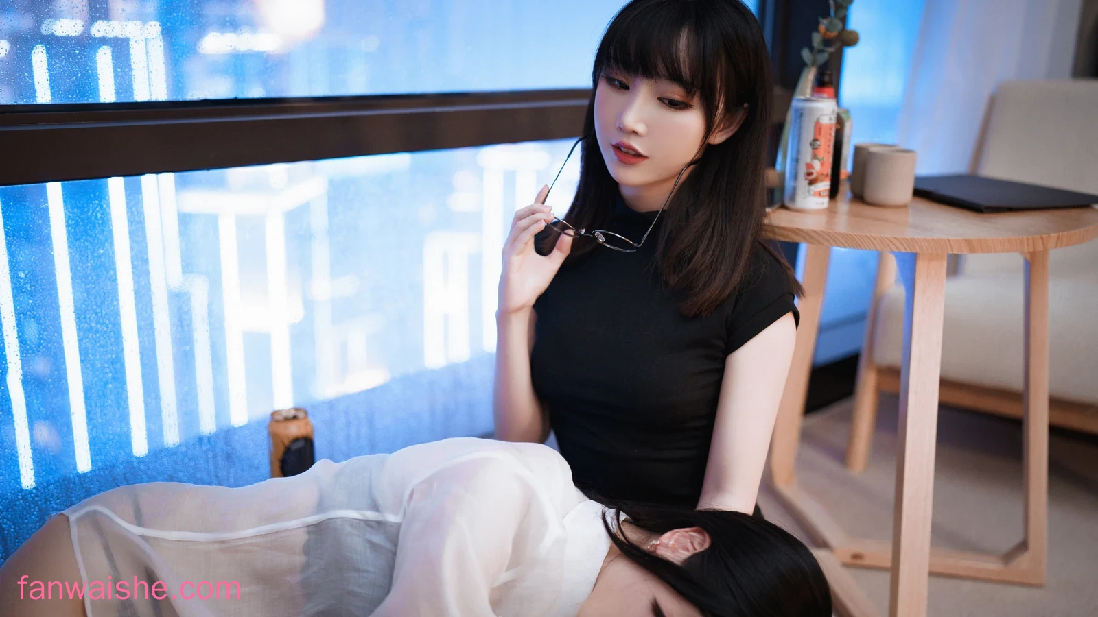 rioko凉凉子 rioko凉凉子 NO.087 - 黑丝OL制服双人(&面饼仙儿)