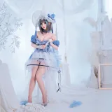 rioko凉凉子《柴郡冰雪公主》主题写真：40张全套美图
