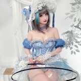 rioko凉凉子《柴郡冰雪公主》主题写真：40张全套美图