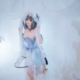 rioko凉凉子《柴郡冰雪公主》主题写真：40张全套美图