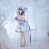 rioko凉凉子《柴郡冰雪公主》主题写真：40张全套美图