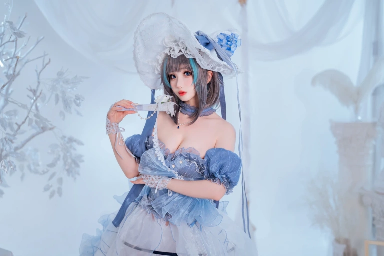 rioko凉凉子《柴郡冰雪公主》主题写真：40张全套美图