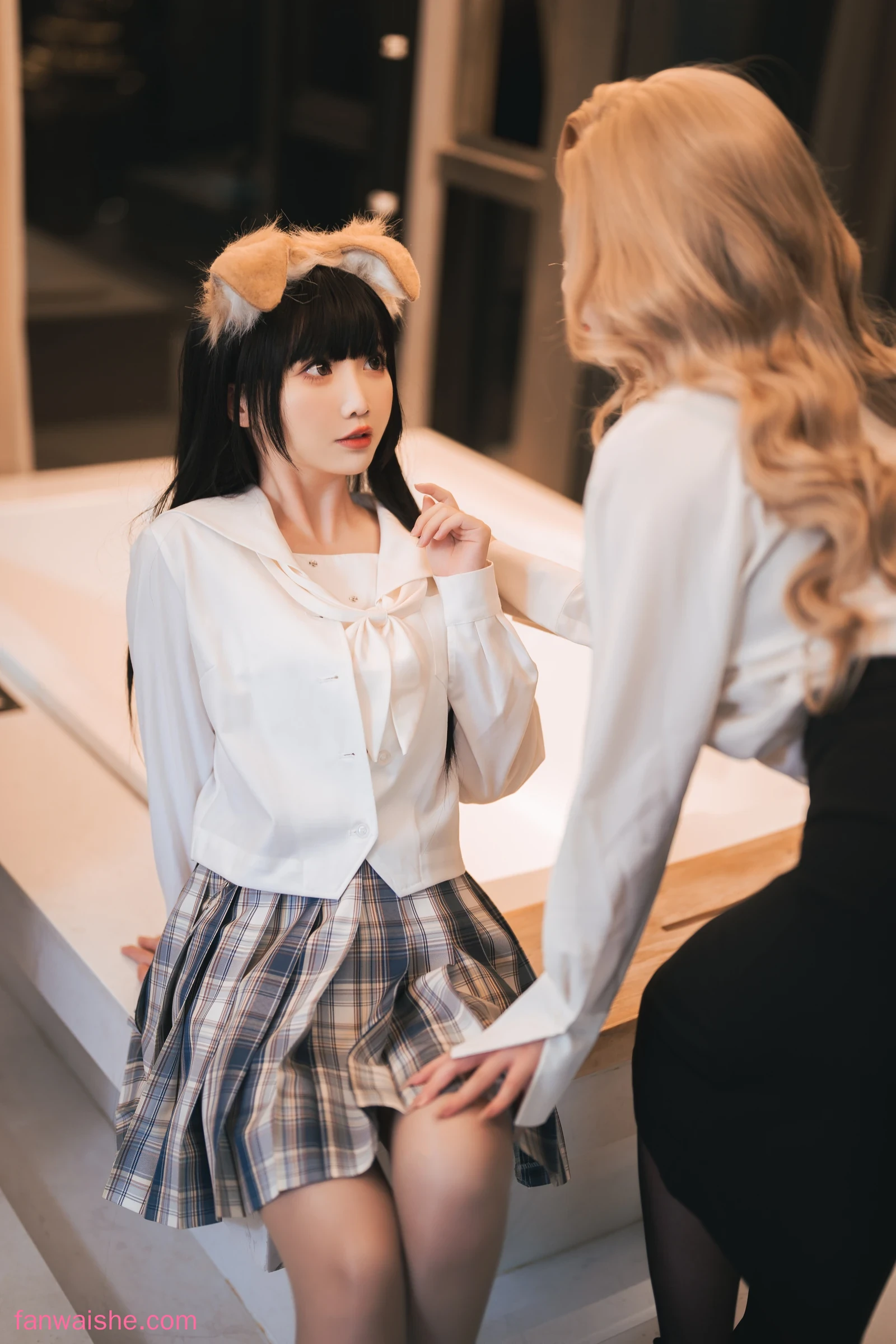 rioko凉凉子 rioko凉凉子 NO.100 - 女上司双人组合版(&面饼仙儿)