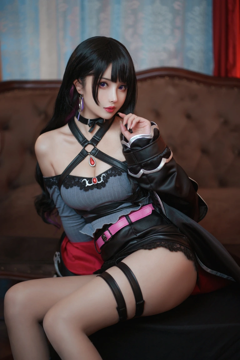 rioko凉凉子《恋乃夜舞》主题写真：40张全套美图