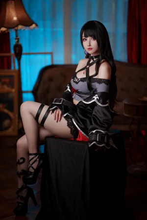 rioko凉凉子《恋乃夜舞》主题写真：40张全套美图