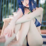 rioko凉凉子《碧蓝航线 花园》主题写真：40张全套美图，含1个视频
