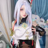 rioko凉凉子《有点那个的申鹤》主题写真：35张全套美图，含11个视频