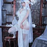 rioko凉凉子《阿尔比恩旗袍》主题写真：43张全套美图，含11个视频