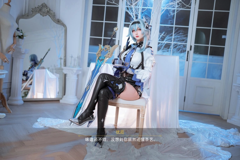 rioko凉凉子《优菈浪花骑士》主题写真：77张全套美图，含10个视频